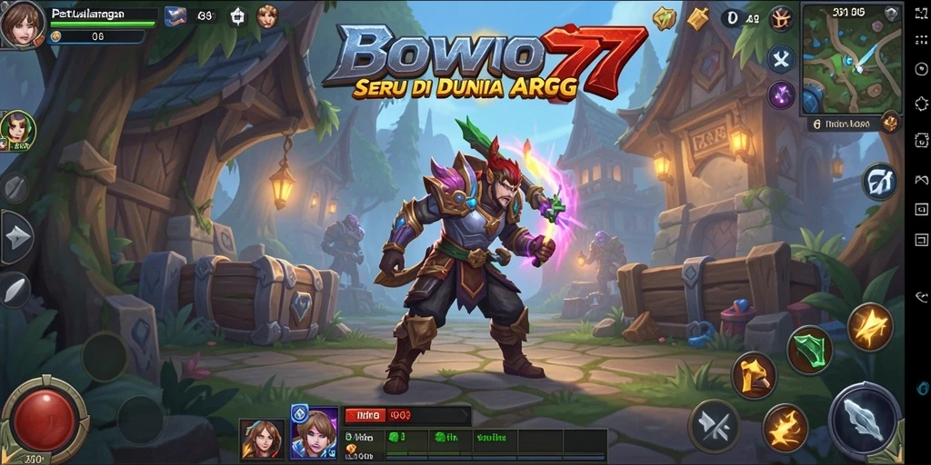 Tampilan gameplay ARPG yang menarik dan mendebarkan di BOWO77.