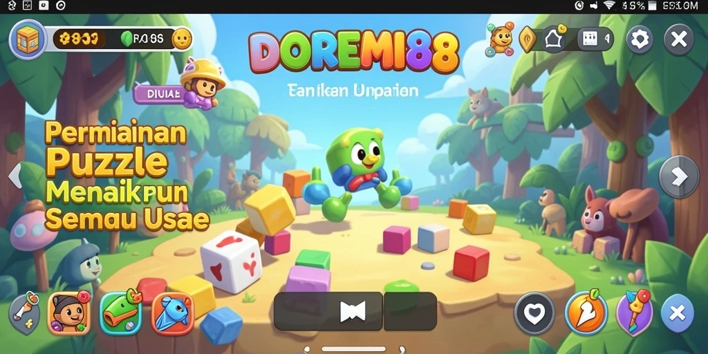 Tampilan gameplay DOREMI88 yang seru dan berwarna.