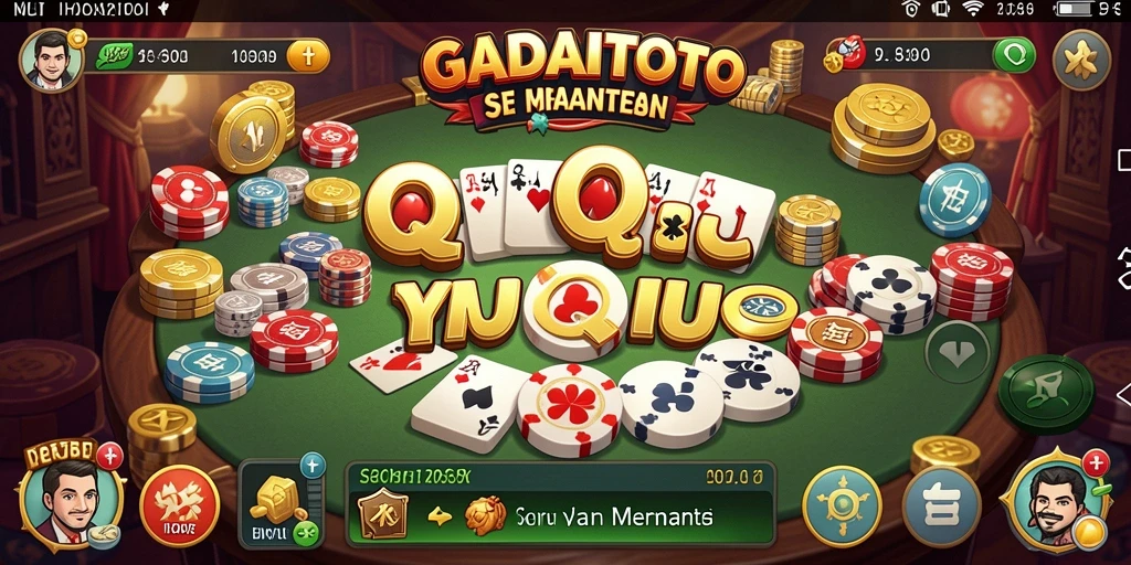 Tampilan gameplay QiuQiu yang seru dan menarik.