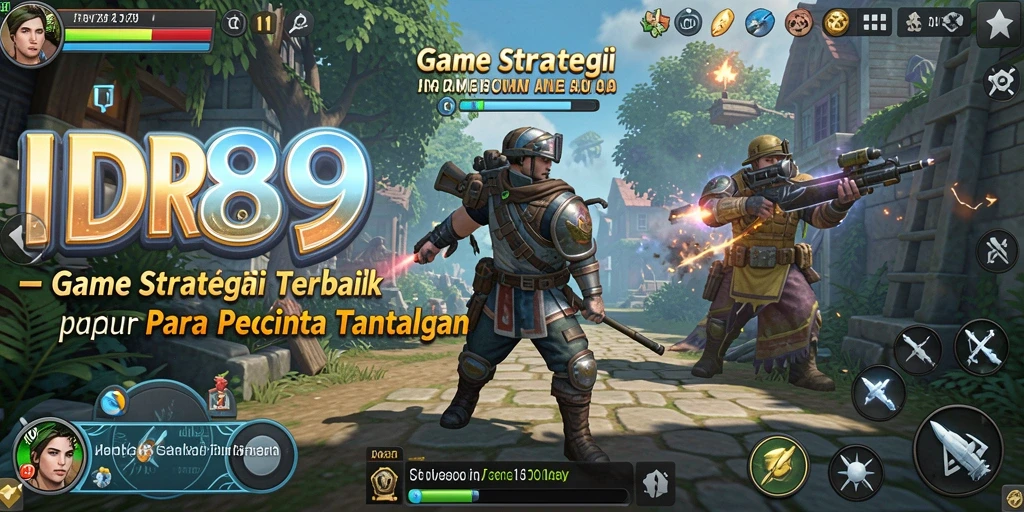 Screenshot gameplay <strong>IDR89</strong> yang menunjukkan aksi pertempuran strategis yang mendebarkan.