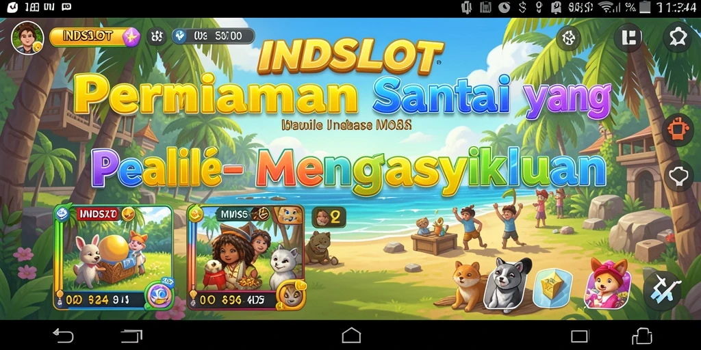 Tampilan menarik INDSLOT dengan berbagai slot yang mengasyikkan.