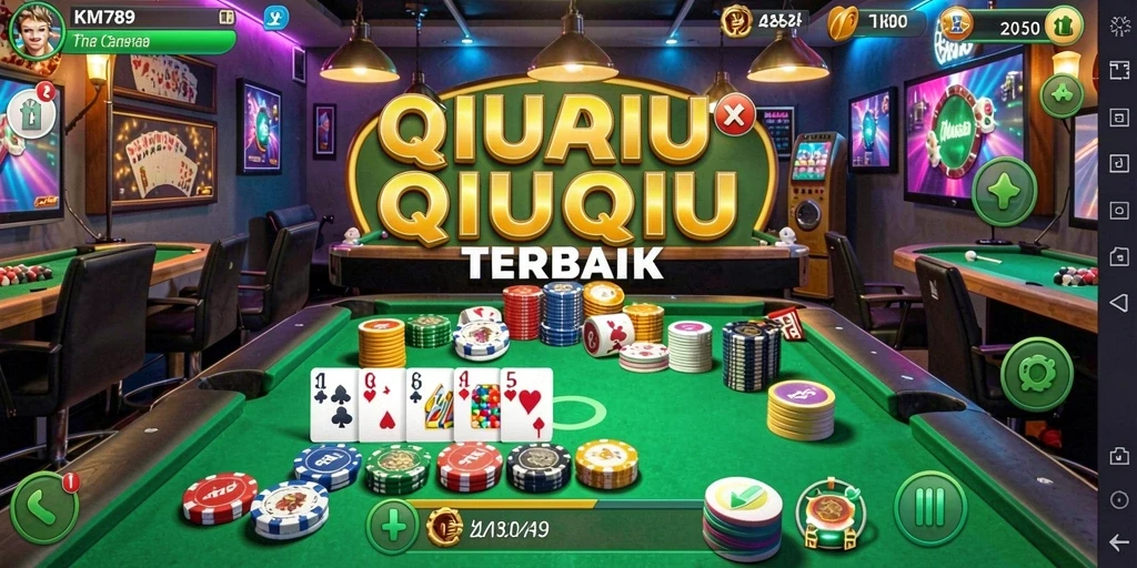 Tampilan gameplay QiuQiu yang menegangkan di KM789.