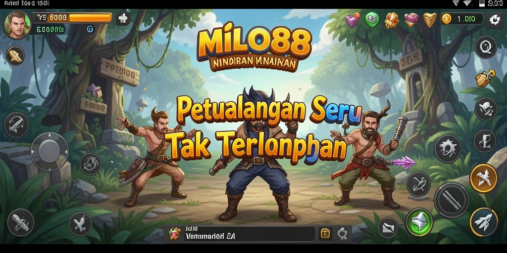 Tampilan gameplay <strong>MILO88</strong> yang menyenangkan dan penuh petualangan.