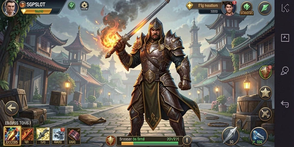 Tampilan menarik dari gameplay menara bertahan dalam SGPSLOT