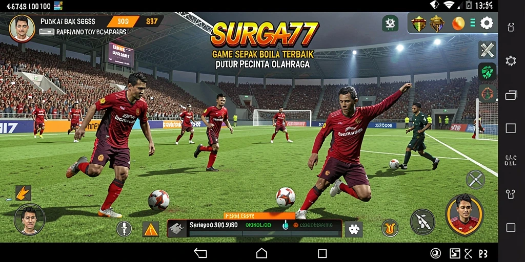 Tampilan gameplay SURGA77 yang seru dan mendebarkan.