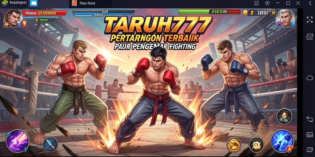 Screenshot TARUH777 menampilkan aksi pertarungan yang seru dan mendebarkan.