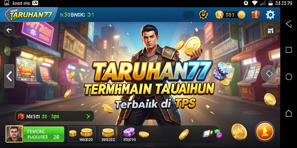 Tampilan utama gameplay TARUHAN77 yang menarik dan seru.
